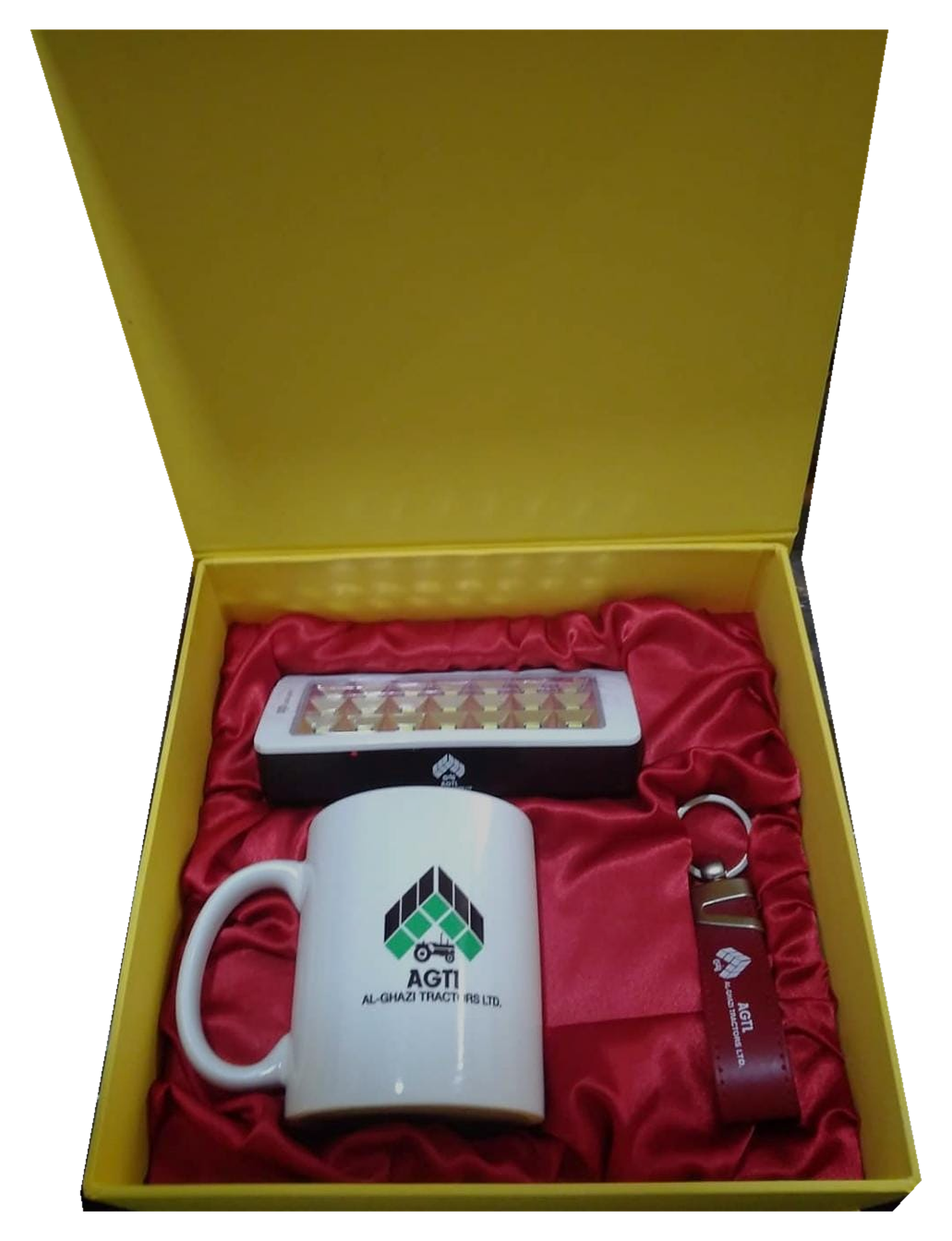Al-Ghazi Tractors: Mug, power bank and key ring set, agtl open gift set