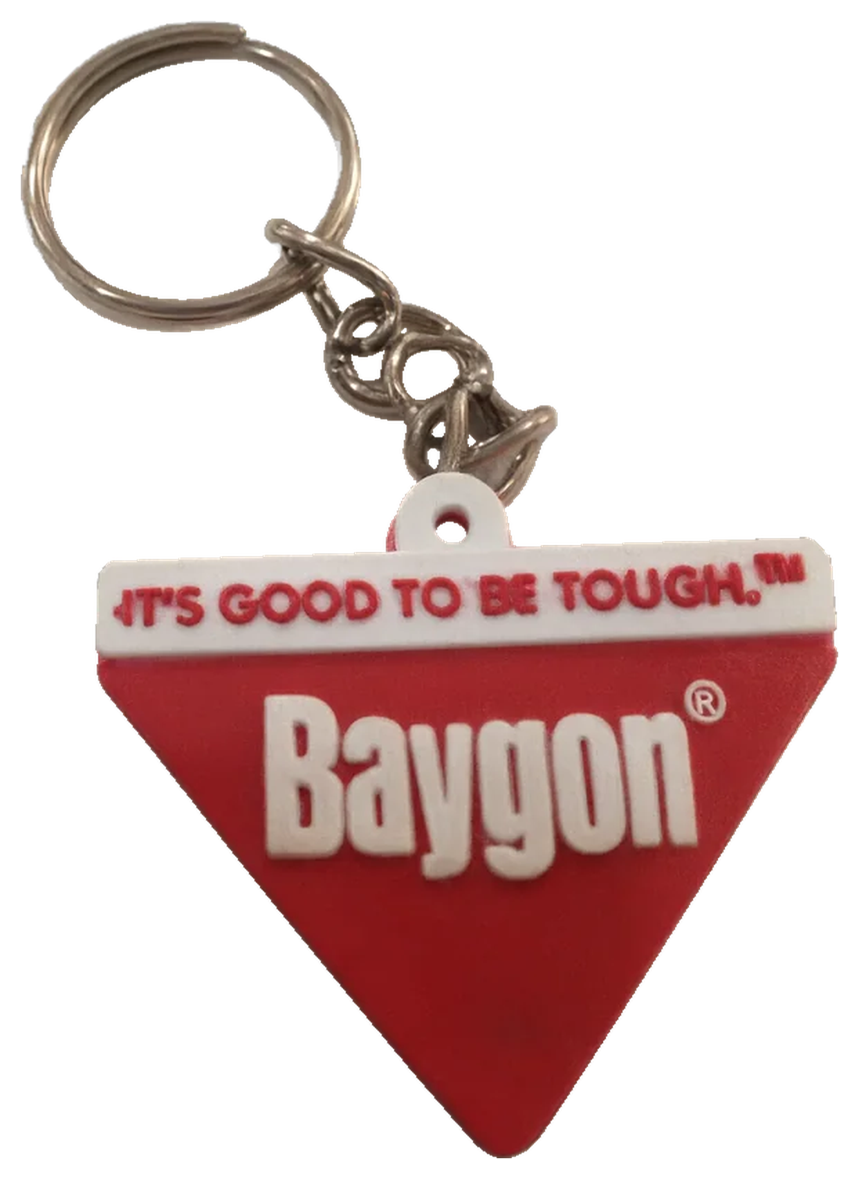 Baygon: Moulded PVC keyring