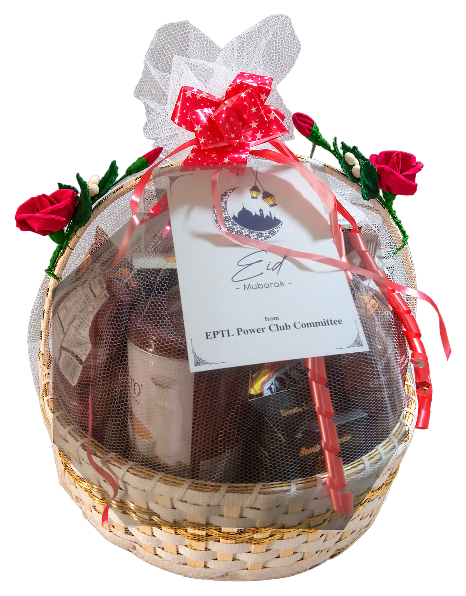 EPTL Power Club Committee: Wrapped Eid gift basket