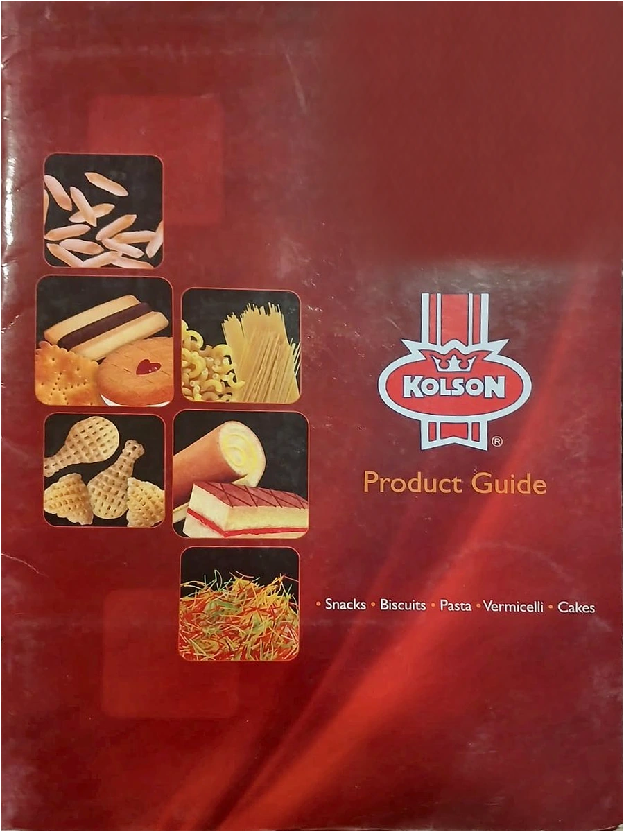 KOLSON: Product Guide folder with insert cards, folder front