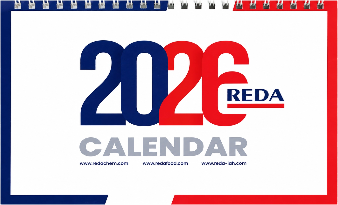 REDA: 2026 desk calendar, cover