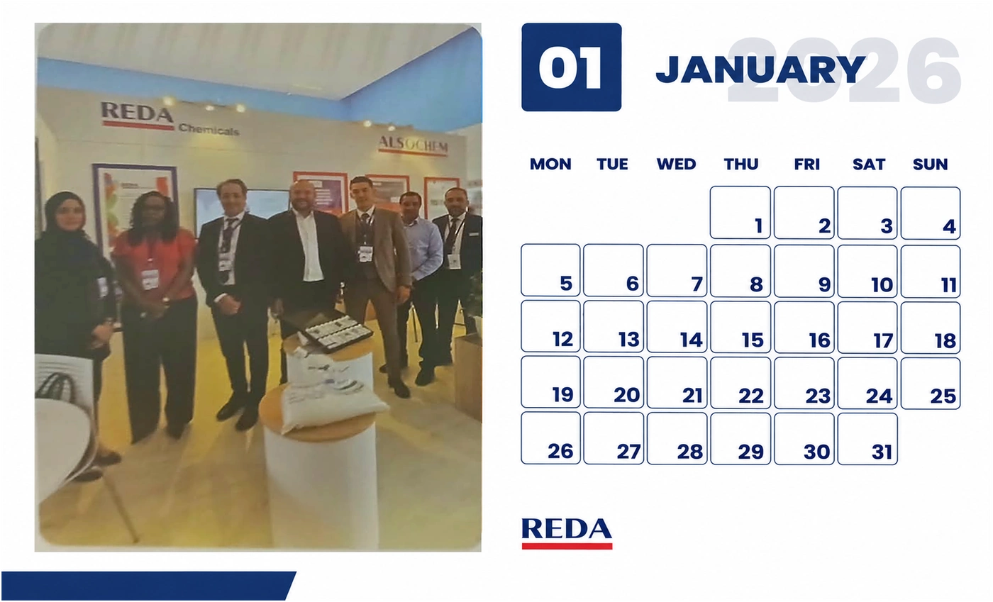 REDA: 2026 desk calendar, january