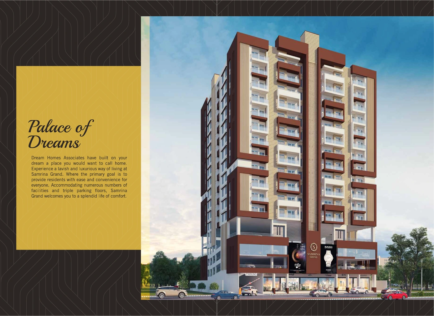 Samrina Builders: Samrina Grand brochure, palace of dreams