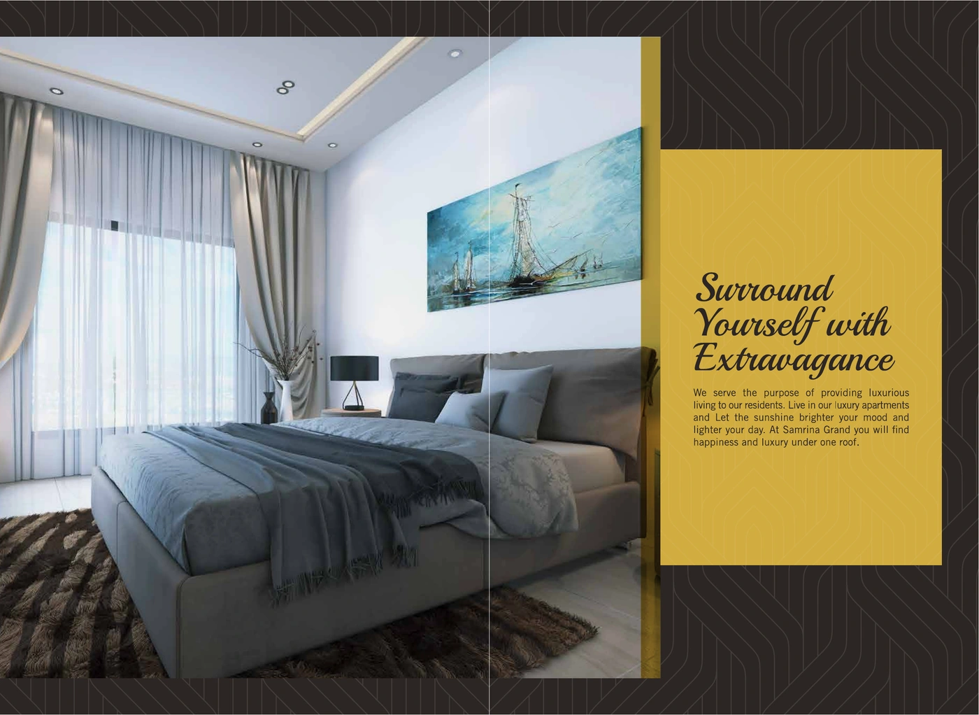 Samrina Builders: Samrina Grand brochure, surround yourself with extravagance