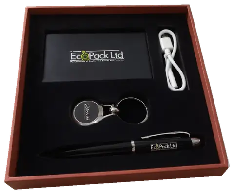 EcoPack Ltd: Power bank, key ring and pen set