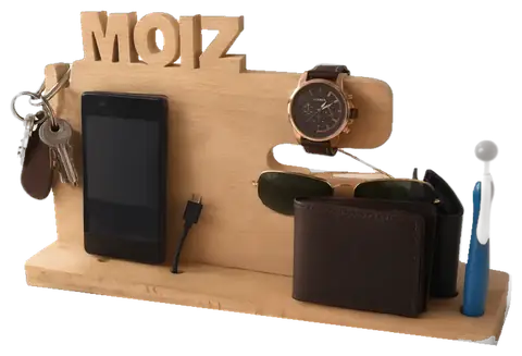 MOIZ: Laser-cut desk organiser