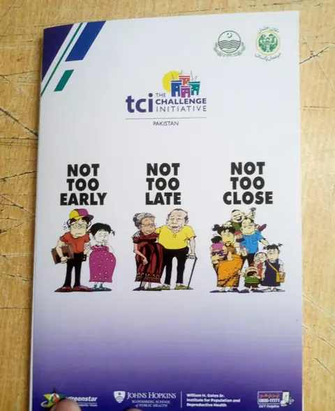 TCI (The Challenge Initiative), Pakistan: Printed campaign board